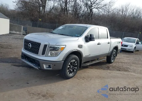2017 Nissan Titan Pro-4X from USA, damaged, VIN 1N6AA1E58HN506456